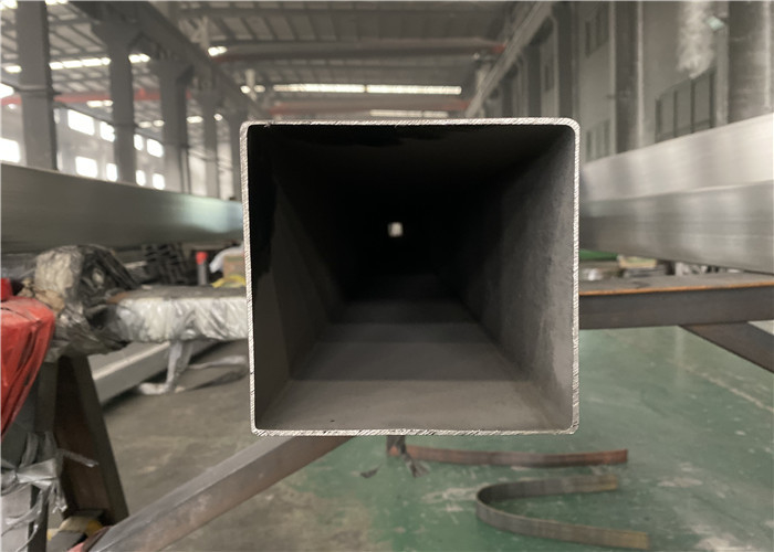 Stainless Steel Square Pipe , 316l Stainless Steel Tubing Smooth Appearance